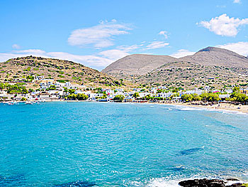 The village Kini on Syros.