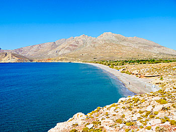 Eristos beach on Tilos.