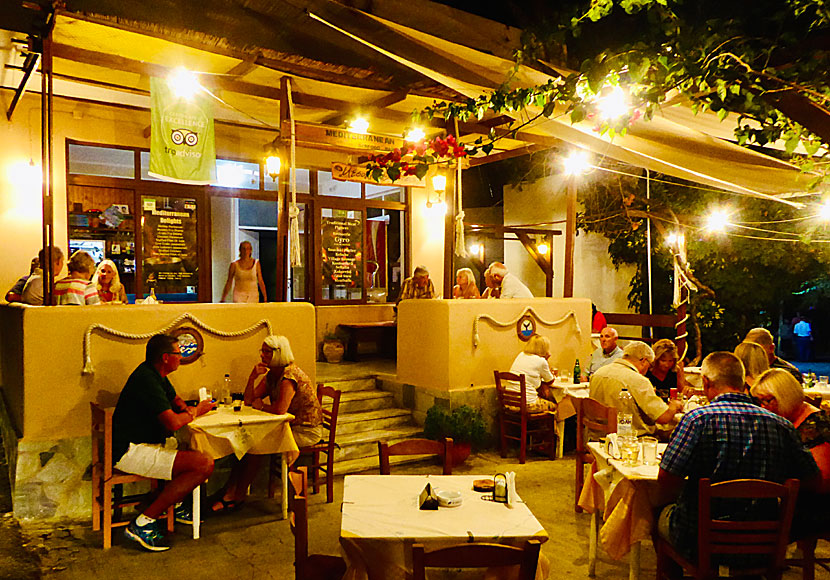 Restaurant Mediterranean Delights  in Livadia in Tilos.