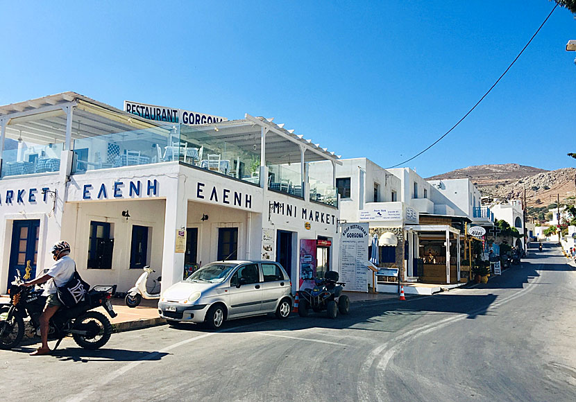 Eleni Mini Market, Restaurant Gorgona and Nikos Taverna in Livadia.