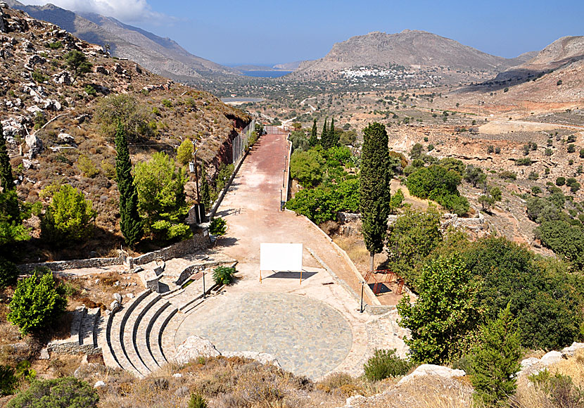 Charkadios cave in Tilos where the elephants were found.