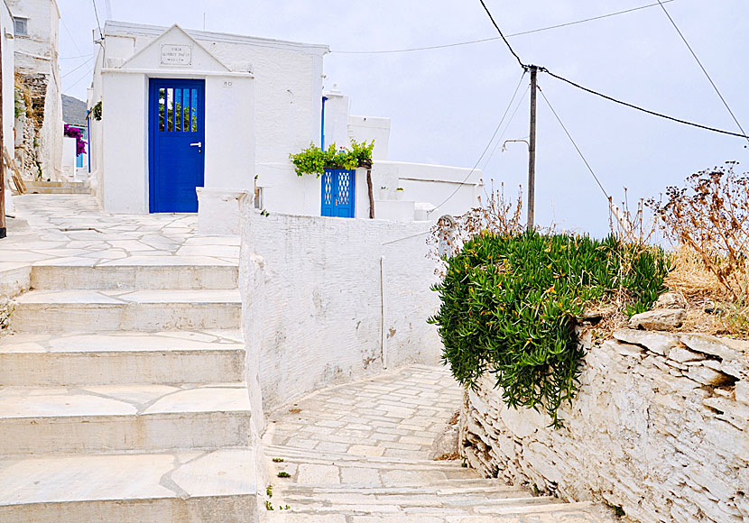 The village of Isternia on Tinos in the Cyclades.