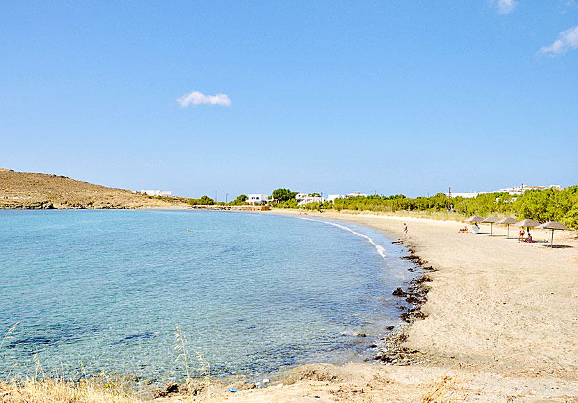 The best beaches on Tinos. Agios Ioannis beach.