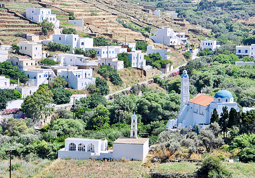 Catholic churches on Tinos in the Cyclades.