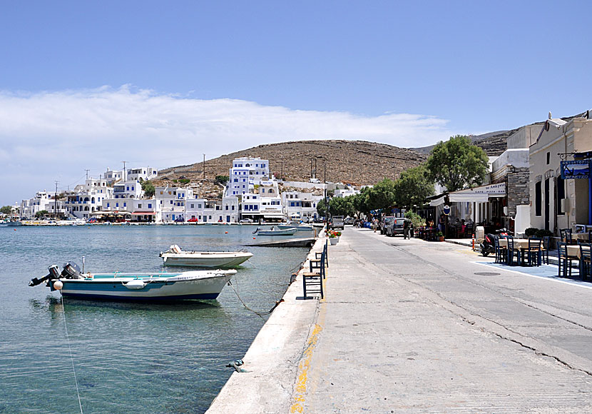 The village of Panormos on Tinos in the Cyclades.