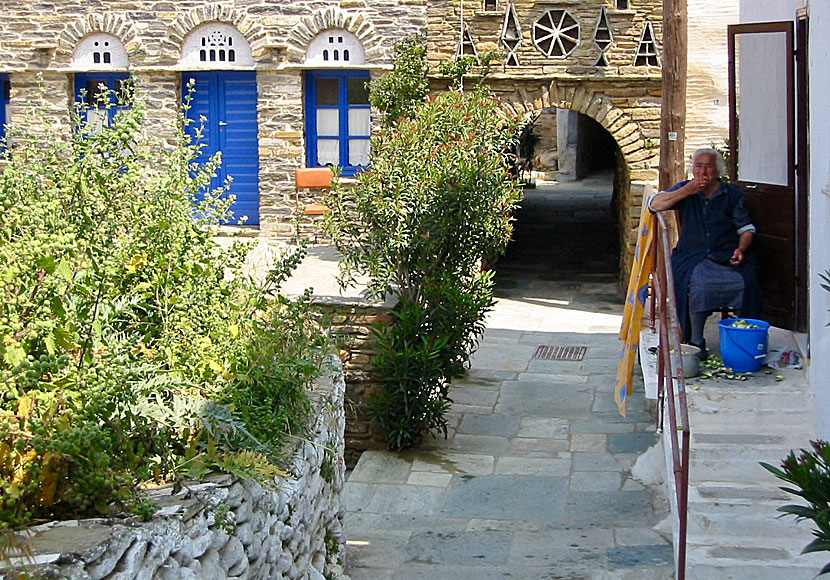 The small village of Tarabados on Tinos in Greece.