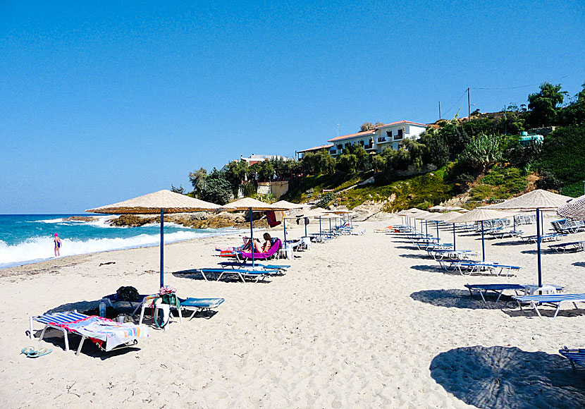 Livadia beach is one of several beaches in Armenistis in Ikaria.