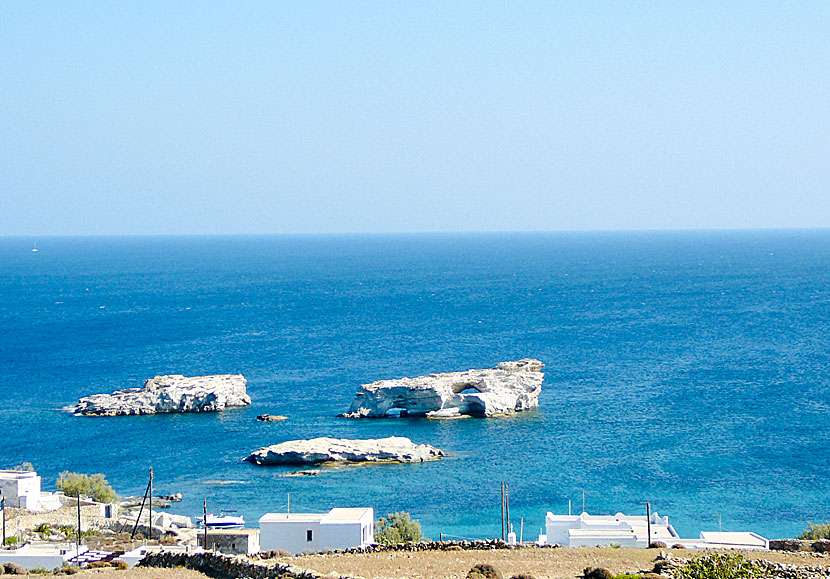 Kimolos is quite similar to the neighboring island of Milos.