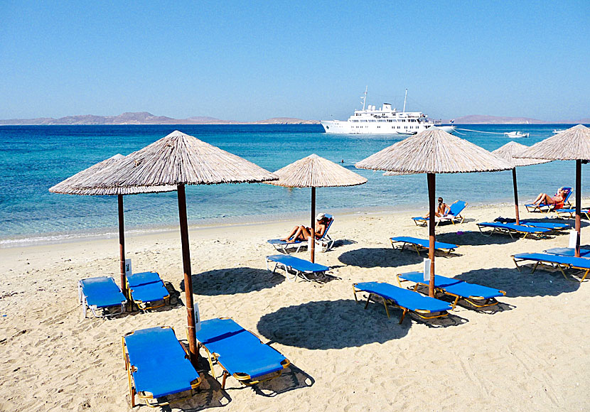 Agios Ioannis beach on Mykonos, also called Shirley Valentine beach after the movie of the same name. 