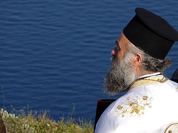 Easter. Monastery Chozoviotissa.