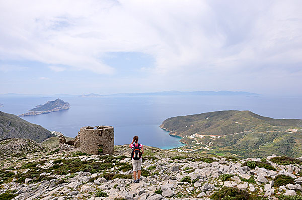 Machos windmills above Langada. Amorgos.