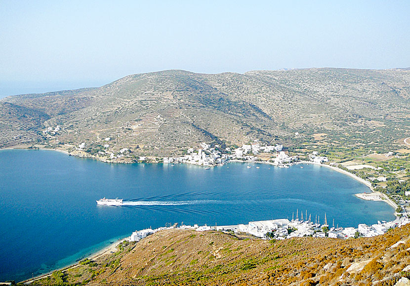 Katapola is the best village to stay in when traveling to Amorgos in Greece.