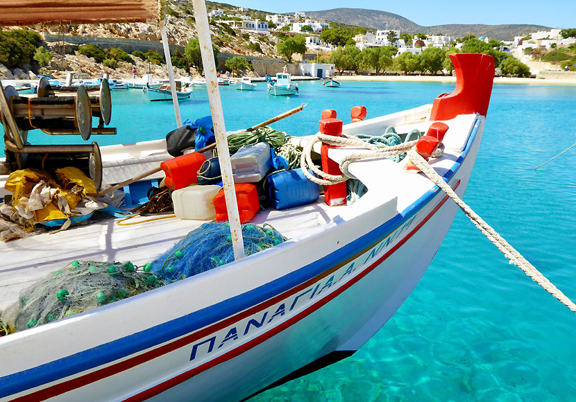 The beautiful island of Iraklia in the Cyclades group of islands in Greece.