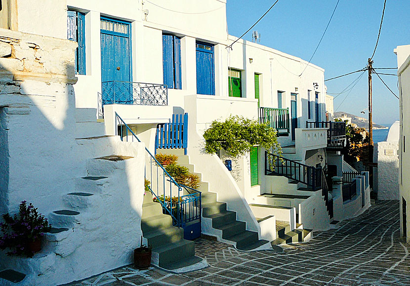 Kastro in Chora on Kimolos in Greece.