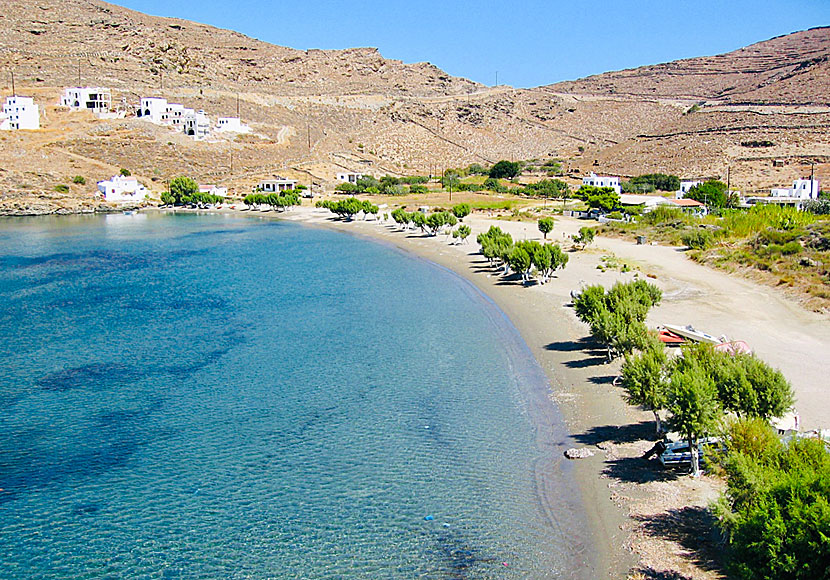 Episkopi beach on the island of Kythnos in the Cyclades.