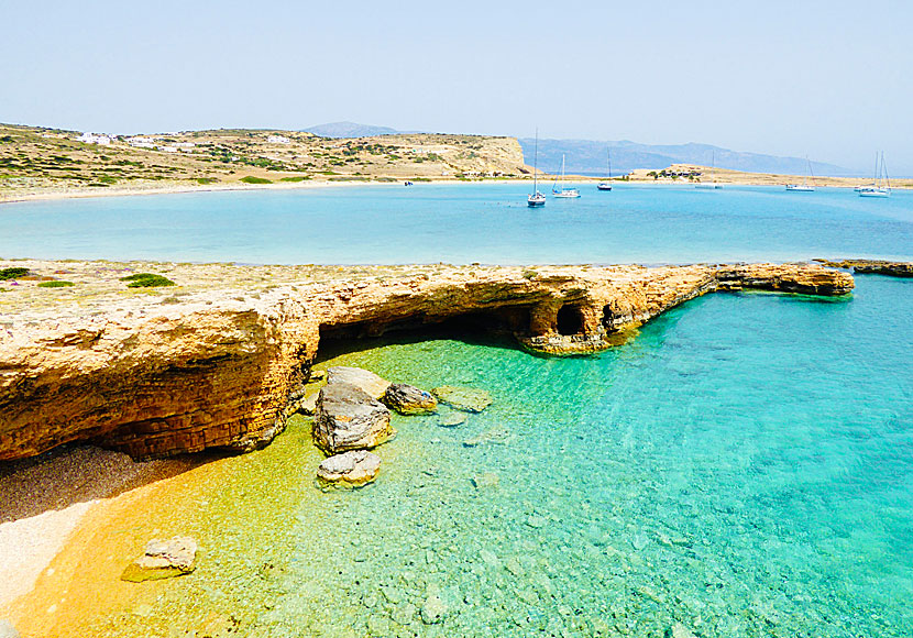Pori beach is one of several fantastic beaches in Koufonissi.
