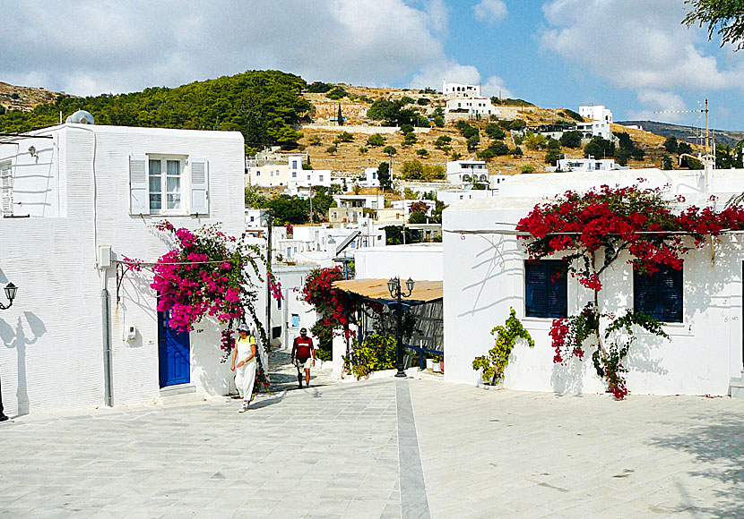 On the island of Paros there are several genuine villages, one of which is the mountain village of Lefkes.