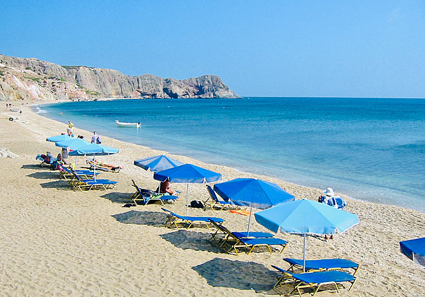 Paleochori beach on Milos in the Cyclades.