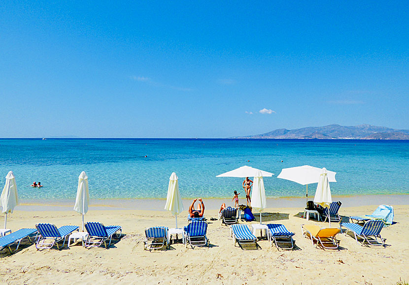 Agia Anna beach in Naxos.