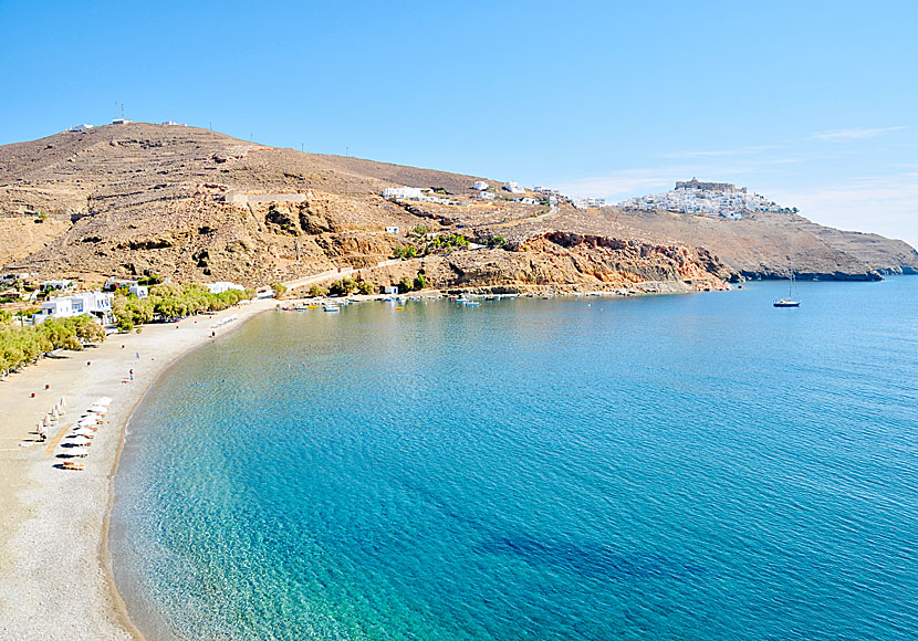 Livadia beach is the best beach on the island of Astypalea.