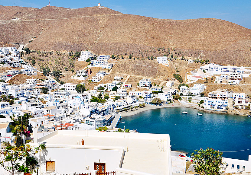 View of Pera Gialos from Kastro in Astypalea.