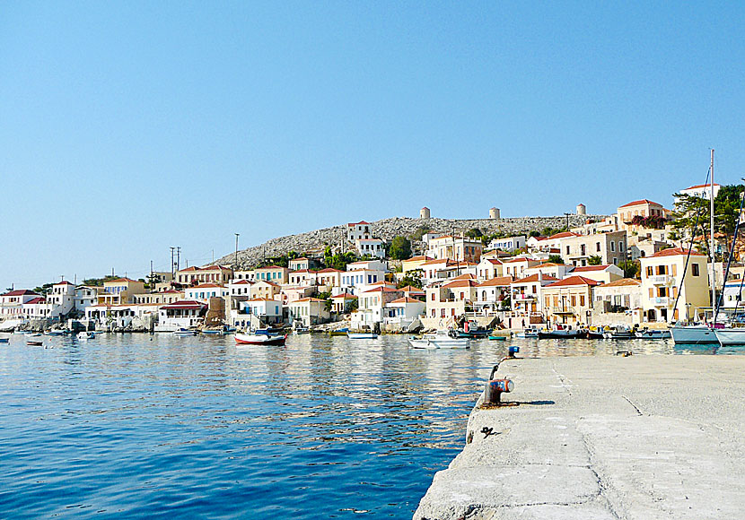 The village of Emborio on Chalki is one of the Dodecanese's finest villages.