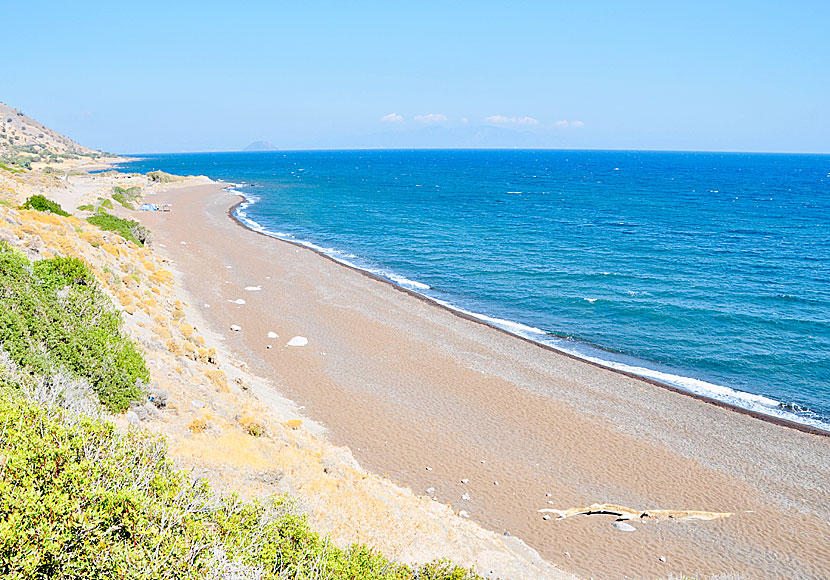 Lies beach on the island of Nisyros in Greece.