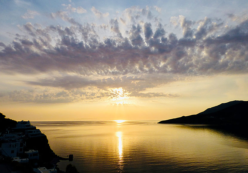 The sunrise at Tilos is one of the most beautiful in all of Greece.