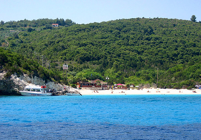 Nice beaches on Paxi's neighboring island Antipaxi.