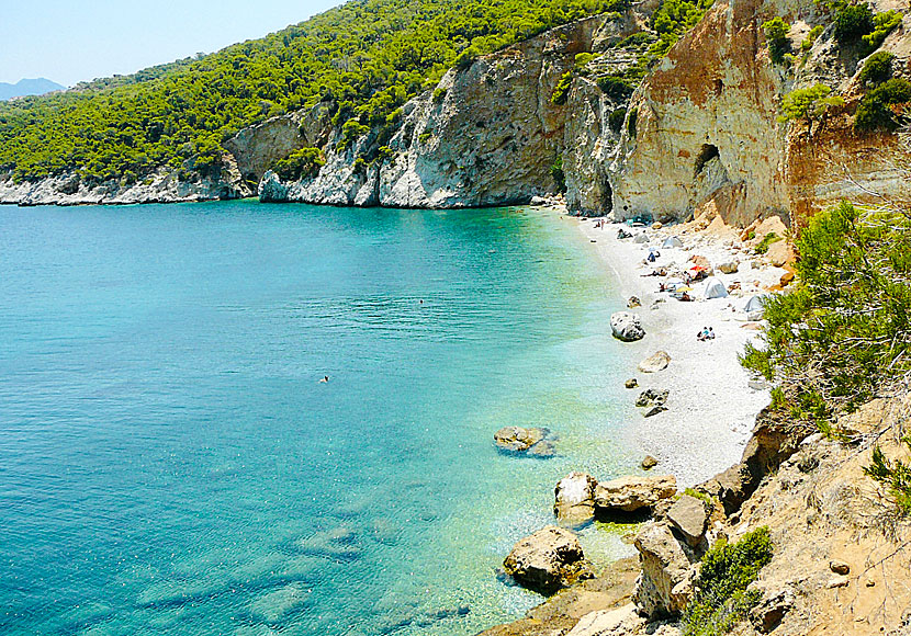 Chalikiada beach on Agistri is the island's official nudist beach.