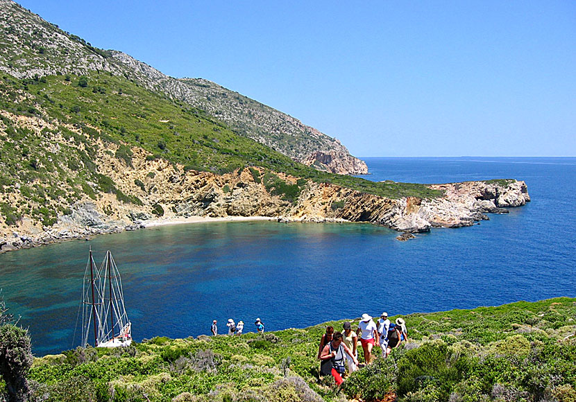 Don't miss taking a boat trip to the Marine National Park when you travel to the island of Alonissos in Greece.