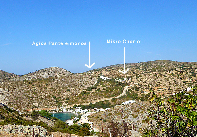 Mikro Chorio on Agathonissi in Greece.