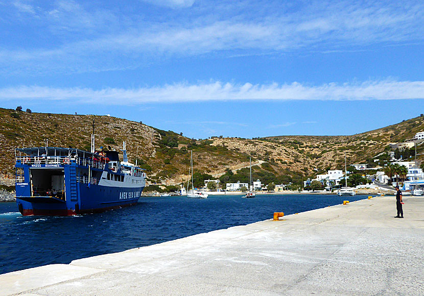 Nisos Kalymnos in the port of Agathonissi.