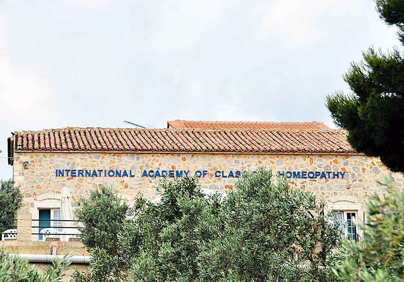 The homeopathic school Academi of Homeopathy on the island of Alonissos in Greece.