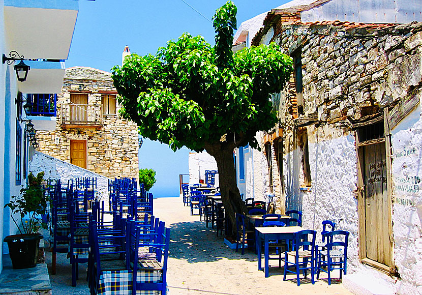 Old Alonissos in the Sporades in Greece.