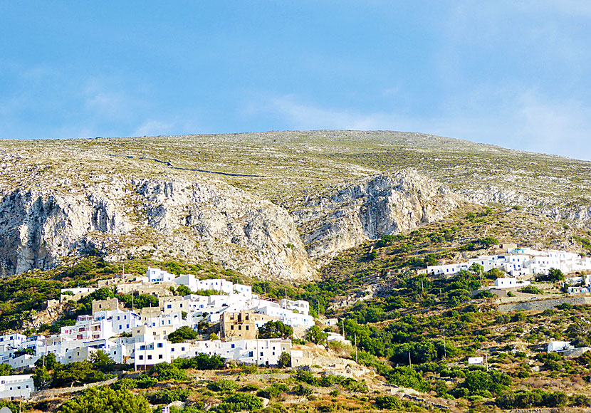 Kato Potamos and Ano Potamos are two of the many beautiful mountain villages of the island of Amorgos.