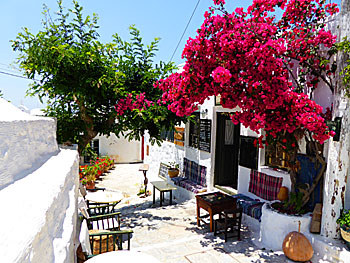 The village Chora on Amorgos.