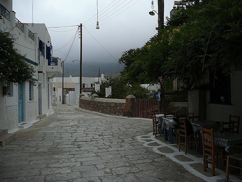 Is Langada one of the nicest villages on Amorgos? Yes, but not when it's raining.