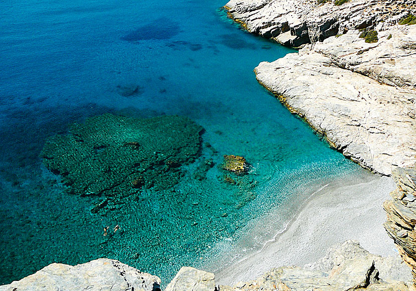 Swim at Mouros Beach on Amorgos.