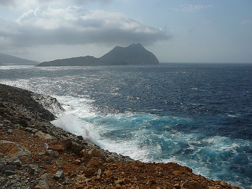 Nikouira island near Aegiali on Amorgos looks like Mordor in Lord of the Rings.