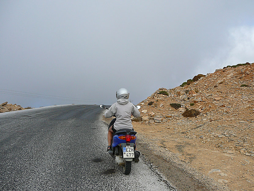 Is Amorgos a good island to drive scooters and quad bikes at?