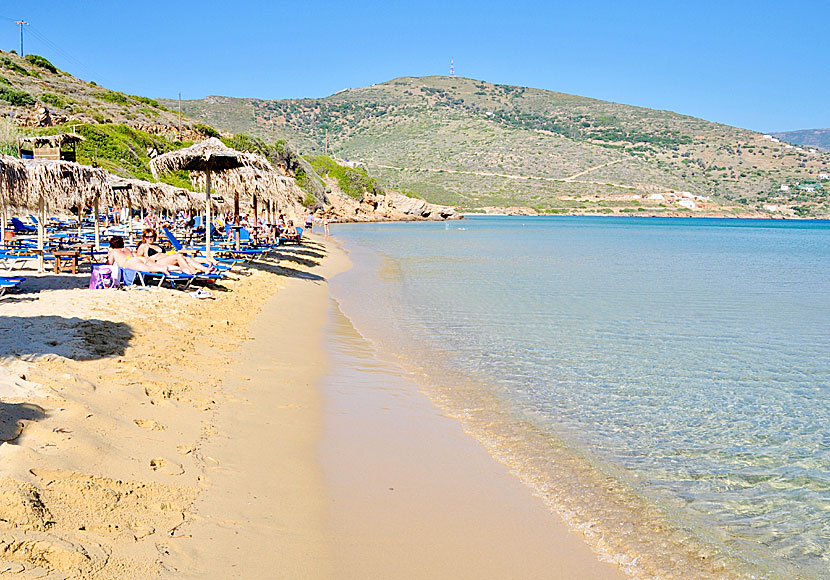 Chryssi Ammos is one of the best beaches on Andros.
