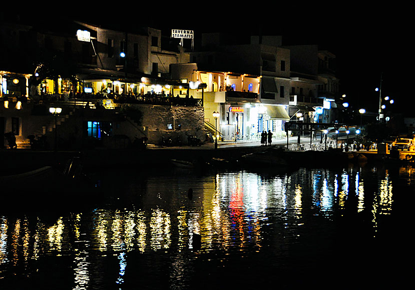 Taverna Stamatis in Batsi on Andros.