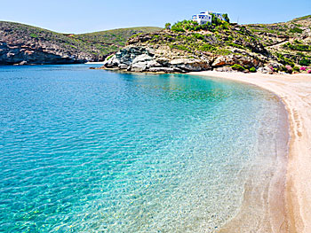 Vitali beach on Andros.