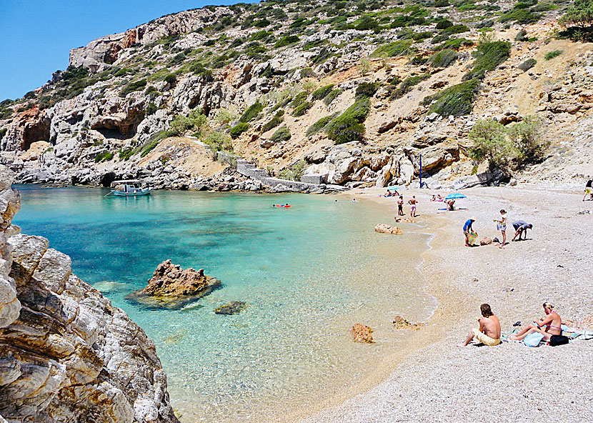 Don't miss Vroulidia beach when you visit Pyrgi on the greek island of Chios. 