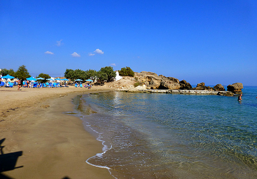 Almyrida. Crete. Sandy beach.