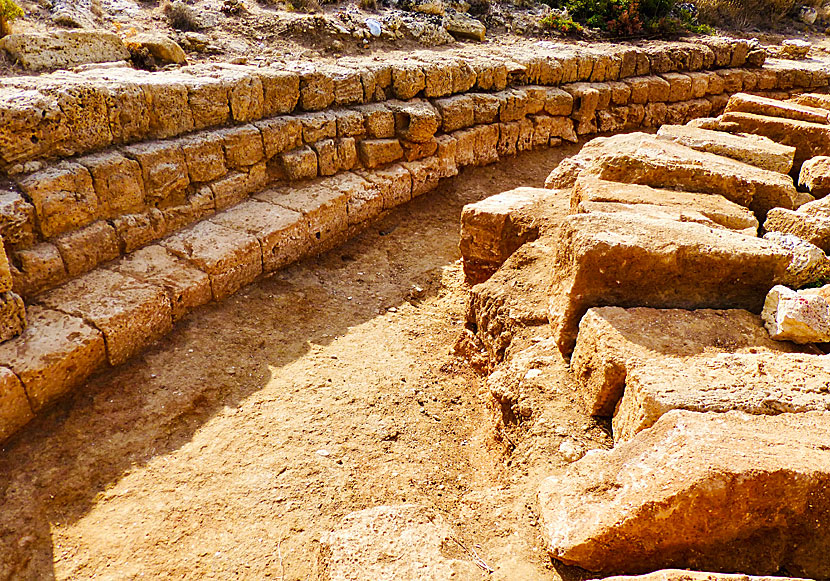 Buildings and houses in Ancient Falassarna.