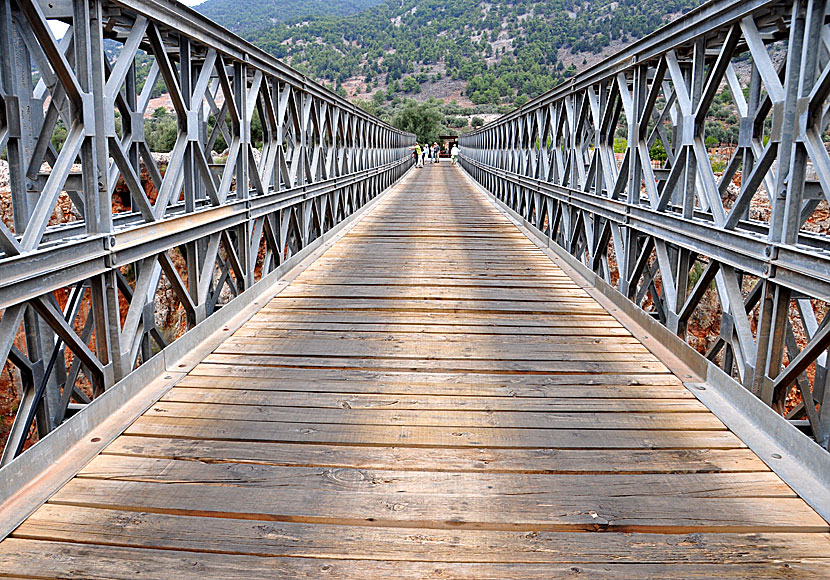 The Aradena bridge in southern Crete.