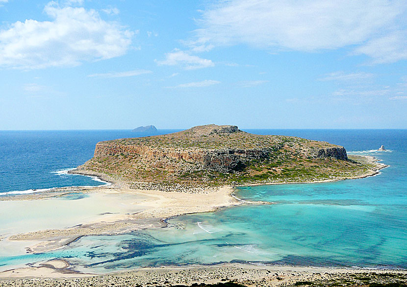 Balos beach in Crete.