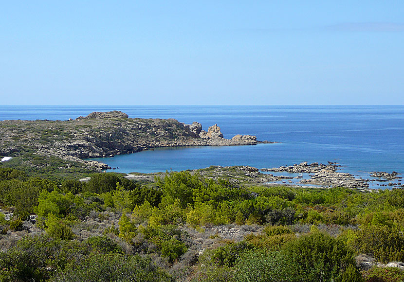 View from Taverna Glykeria near Elafonissi in Crete.